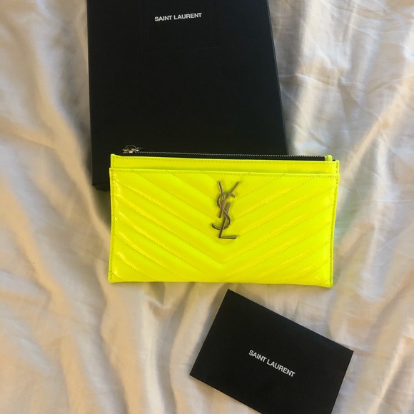 YSL Monogram Bill Pouch - Picture 1 of 4
